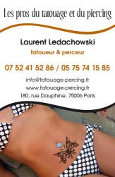 Cartes de visite tatoueur 887 - 107