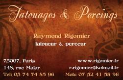 Cartes de visite tatoueur 890 - 98