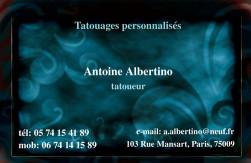 Cartes de visite tatoueur 895 - 107