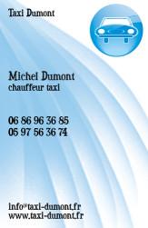 Cartes de visite taxi 651 - 107