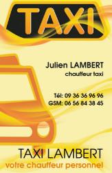 Cartes de visite taxi 670 - 107