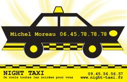 Cartes de visite taxi 671 - 107