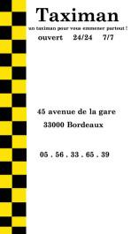 Cartes de visite taxi 137 - 107